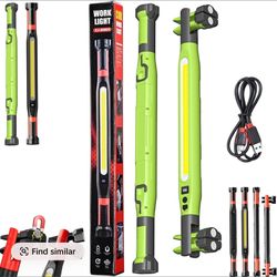 Rechargeable Magnetic LED Work Lights (2Pack)