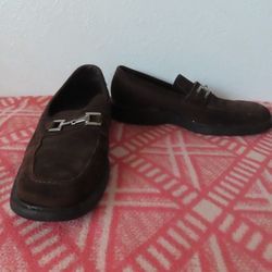GUCCI Loafer  brown Suede 110 0269 sz 10 D
