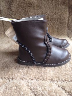 Crazy 7 girls toddler boots - size 7 (New)