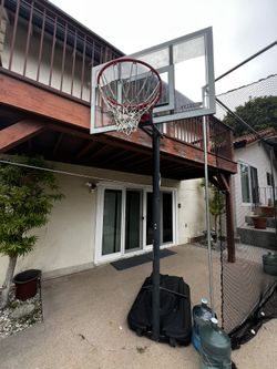 basketball hoop used!