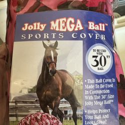 Horsemen's Pride 30-Inch Mega Ball Cover for Horses Pink Camo 