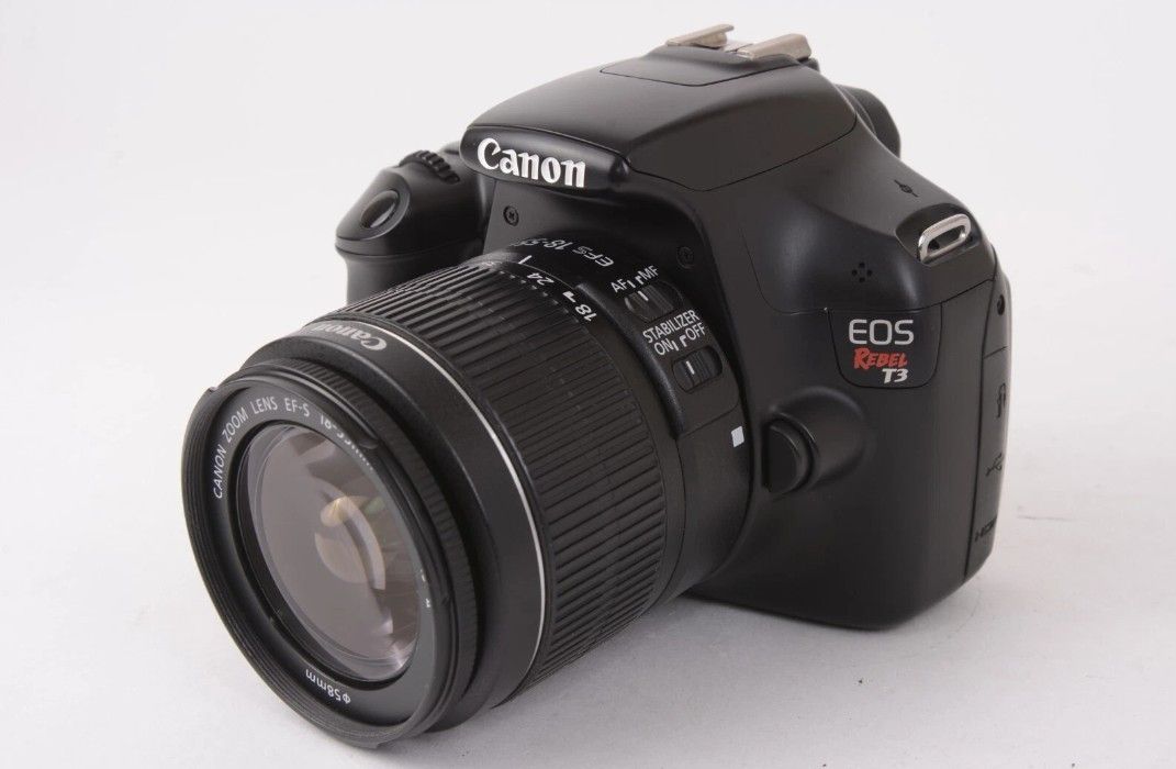 Canon EOS Rebel T3 Digital SLR Camera with EF-S 18-55mm f/3.5-5.6 IS Lens