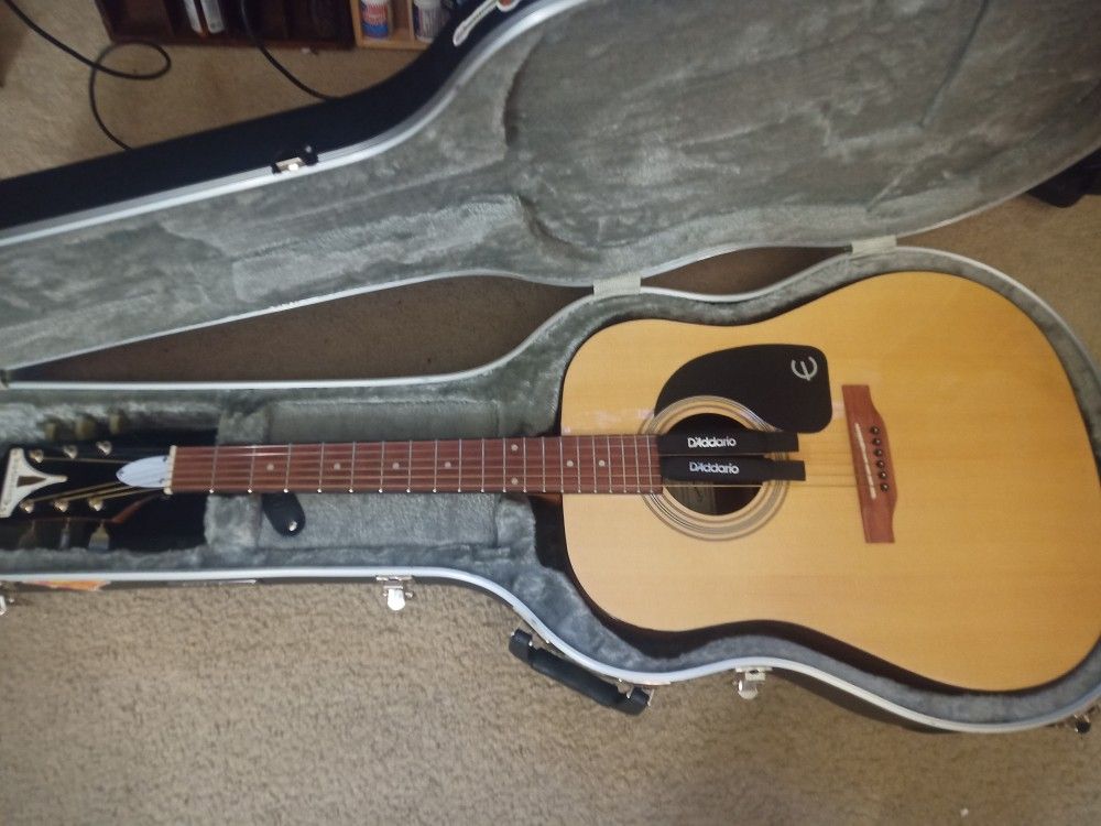 Epiphone Pro-1 Acoustic Guitar W/Everything