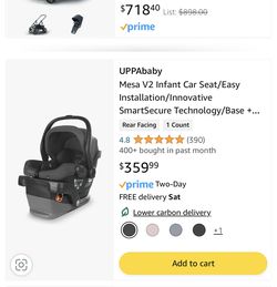 Uppababy Car seat And Bassinet