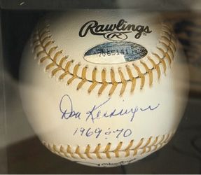 Don Kessinger signed baseball