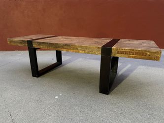 Crate & Barrel Seguro Rectangular Coffee Table/Bench WILL DELIVER SATURDAY ONLY