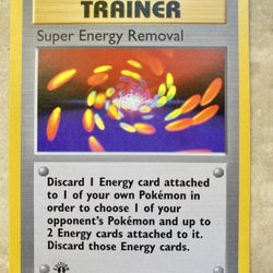 Super Energy Removal 1st Ed & Super Potion 1st Ed