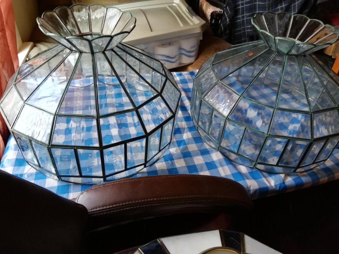 Tiffany-style lampshades