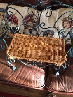 Doll furniture Wicker&wrought Iron Doll Love seat