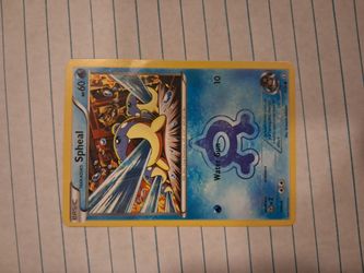 Team aqua's spheal 3/34