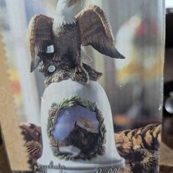 Porcelain Eagle Dinner Bell