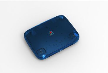 Superstation One with SuperDock (Transparent Blue) - RetroRemake FPGA console