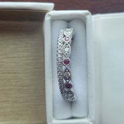 Neil Lane Diamond & Ruby Anniversary Ring