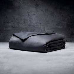 Luxome XL Weighted Blanket-Dark Gray-Bamboo Lyocell