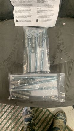 8” Lag Bolts with anchors&washers