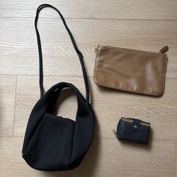 Purse, Clutch & Wallet Set