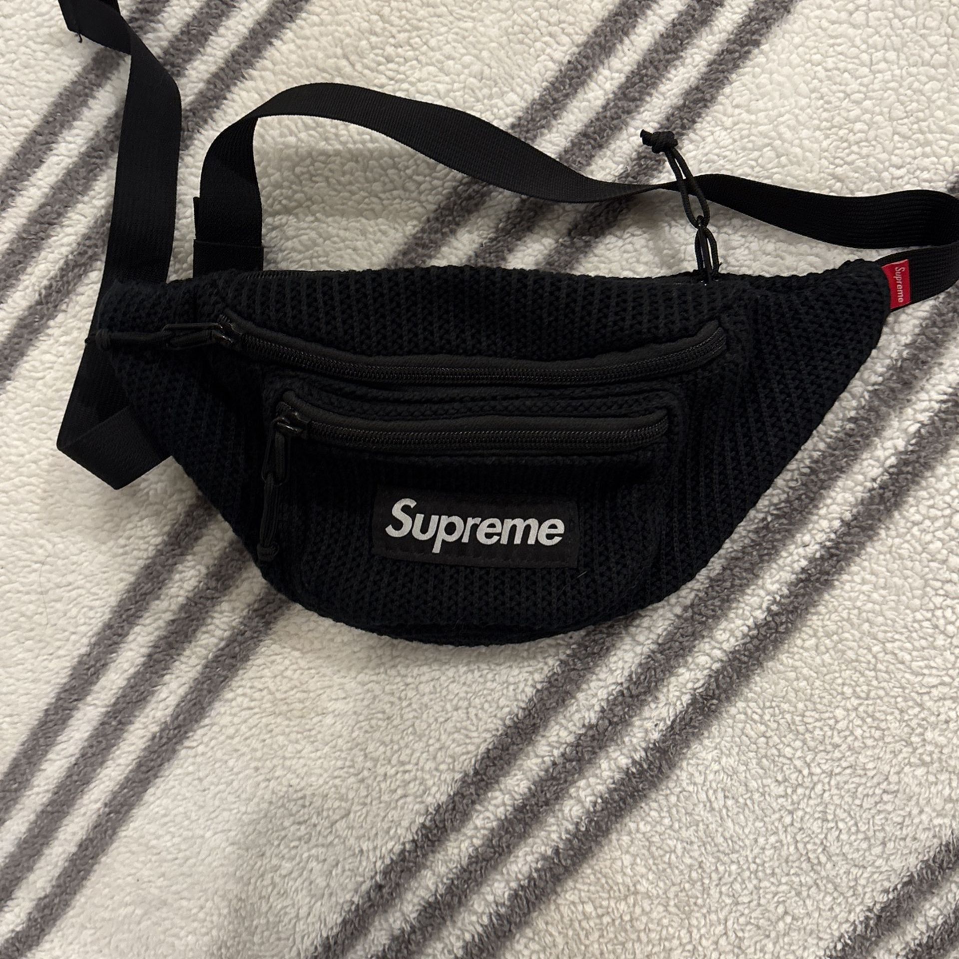 Supreme Black Belt Bag
