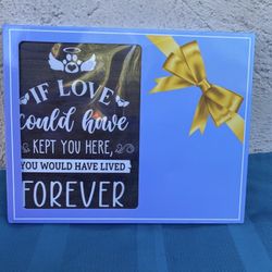 Dog Memorial Picture Frame 