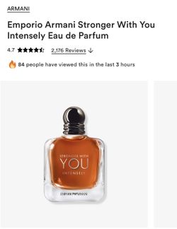 Armani Stronger With You Intensely Eau de Parfum For Men