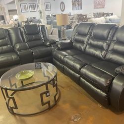 Reclining Sofa And Love Seat In Stock For Immediate Delivery 