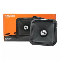 BRAND NEW 2 Mid bass Speakers Kicker St 9”