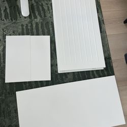 IKEA BOAXEL Closet Shelves 4 Metal White