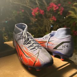 Nike Mercurial Superfly 8 MG Kylian Mbappe Flames (Purple Red Sole)