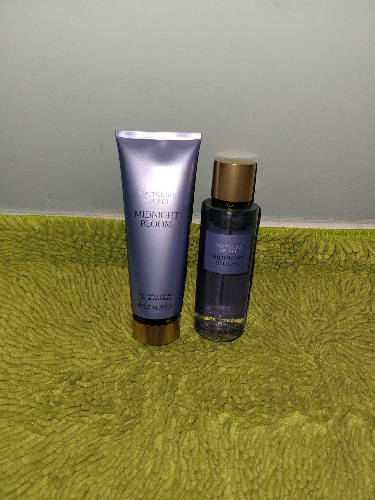Victoria Secret Lotion 8oz/ Mist 8.4oz Midnight Bloom