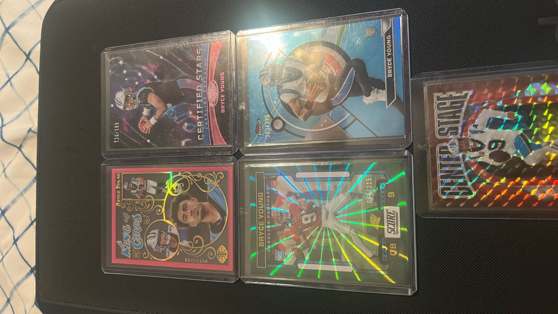 (4) Numbered Bryce Young Rookies
