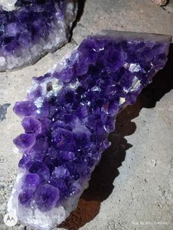 Natural Amethyst Crystal Cluster Specimen