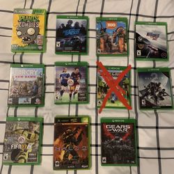 Xbox One And Xbox 360 Games 