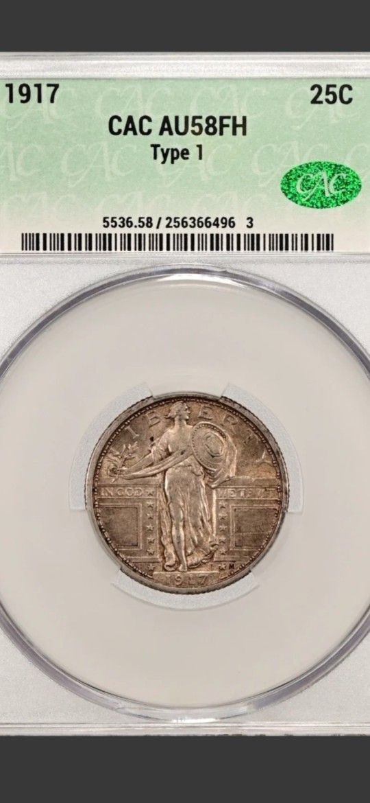 1917 Standing Liberty Quarter Type1