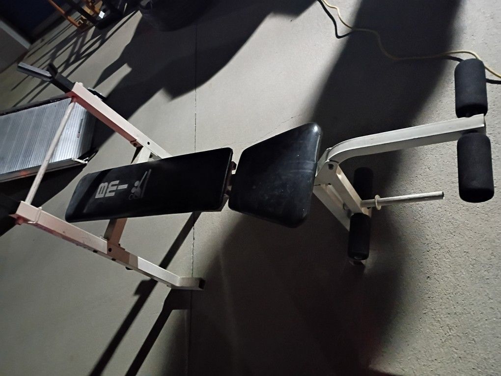 Workout Bench & Weights