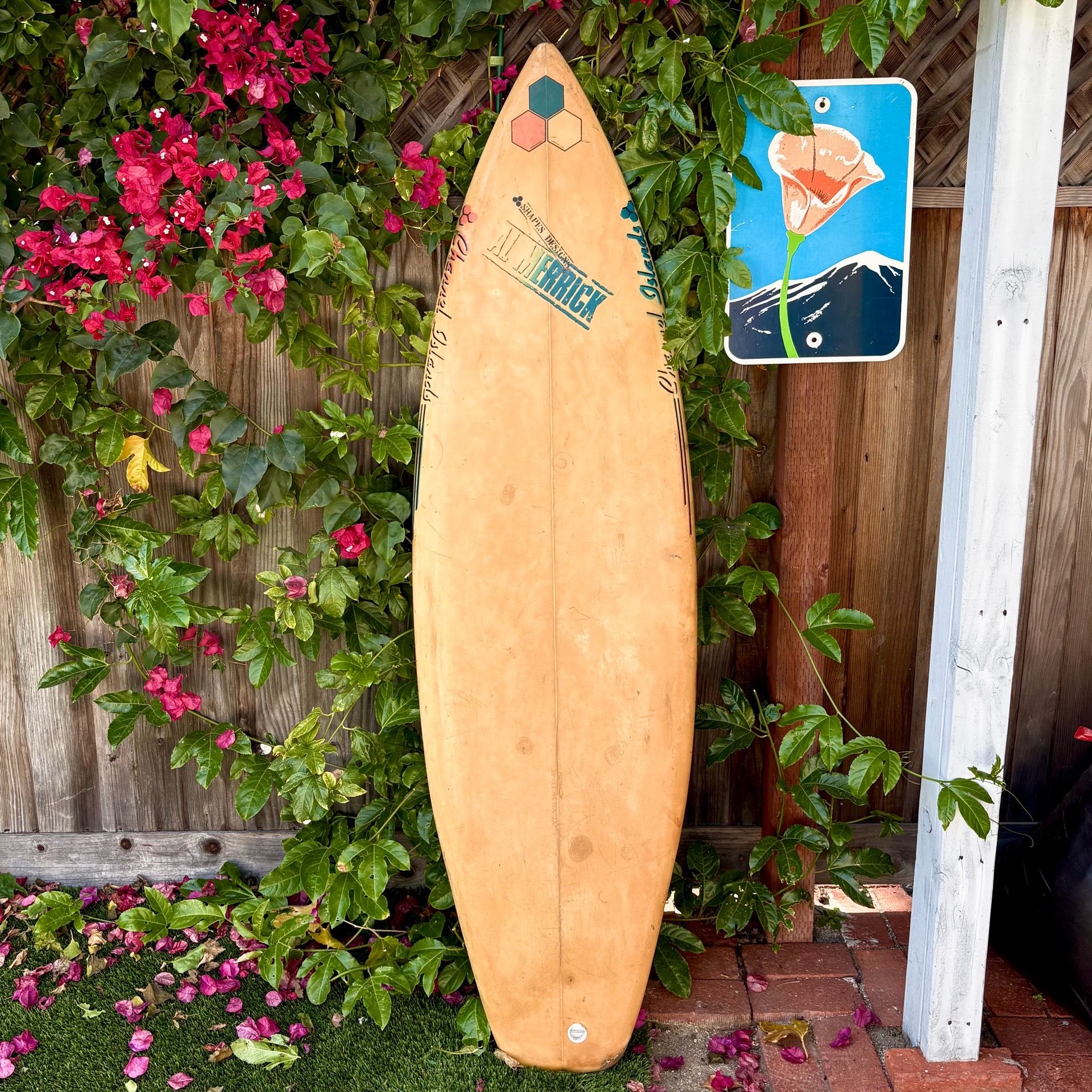 1980’s Channel Islands “Tri” Vintage Surfboard Surf Board Al Merrick Short Board (not retro twin fin fish single fin Hobie infinity longboard antique)