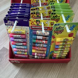 Lip Chapsticks - Candy, Cereal, Sour