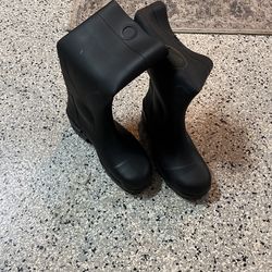 Rubber Steel Toe Boots Size 13