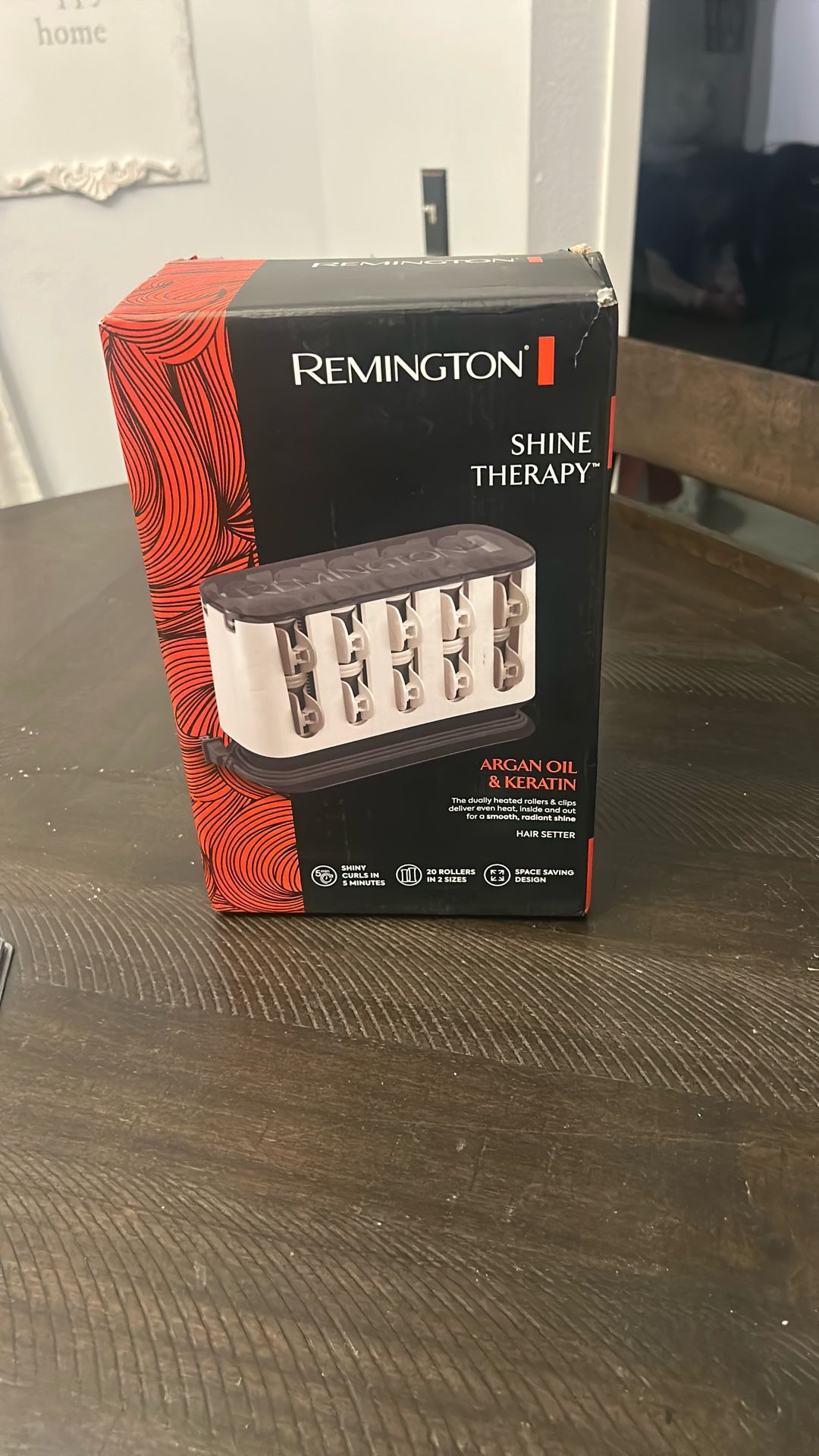 Remington Shine Therapy Argan Oil & Keratin Treated Hot Rollers Set, Professional Hair Curlers for Setting All Hair Lengths from Short and Medium to L