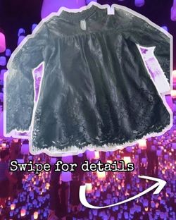 Victorian Black Lace Long Sleeve