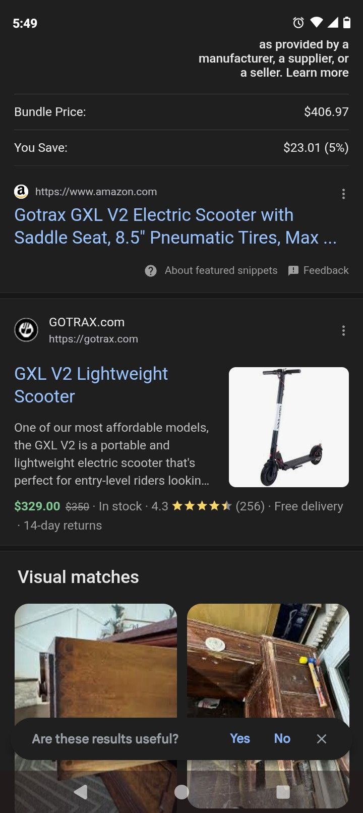 BRAND NEW ESCOOTER/BIKE GOTRAX VL2 HASN'T EVEN BEEN SET UP YET. 240$