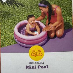 : 👶💦 Sun Squad Inflatable Mini Pool – Toddler / Baby Pool (27”)