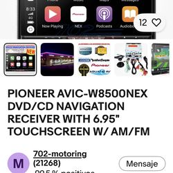 Pioneer Avic-8500Nex auto stereo