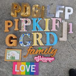 $2 BRAND NEW Decor letters