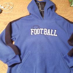 Athletic works blue hoodie, Boy size 8