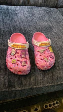 Crocs HK edition pink size US 13