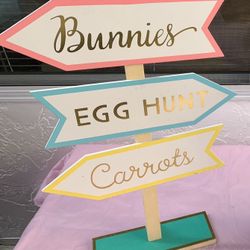 Spritz Easter Freestanding Porch Sign