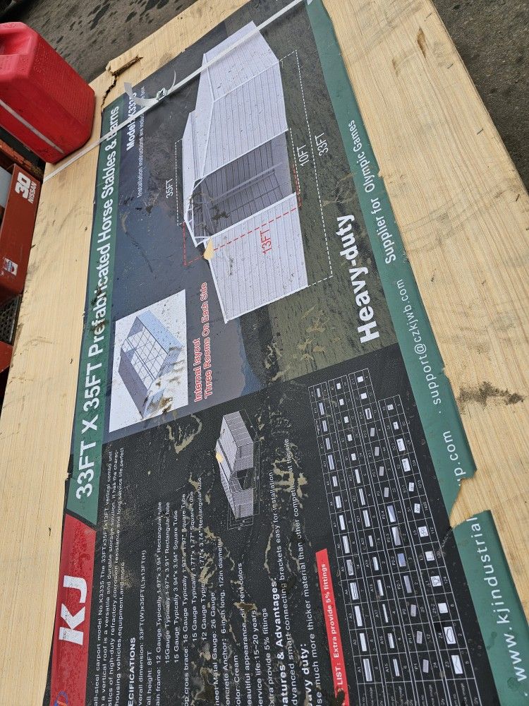 Barn Horse Stable 33x35