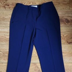 NWT Kasper Women's Navy Pants Size 10