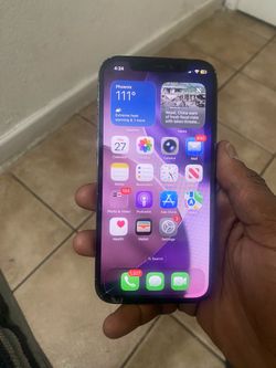 Apple iPhone with Cracked Screen