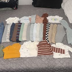 Ropa De 12-18 Meses, Sabanitas Y Toallas De Baño - Baby Boy- 12-18 Months Clothes, Sheets And Bath Towels