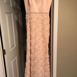 Size 6 Long formal strapless gown